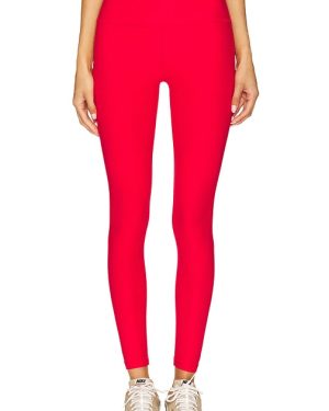 Beyond Yoga Spacedye Caught in The Midi High Waist Leggings in Red. Size M, S, XL, XS, XXL.