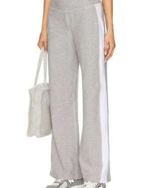 Beyond Yoga Spacedye Laid Back Stripe Pant in Grey. Size M, S, XL, XS.