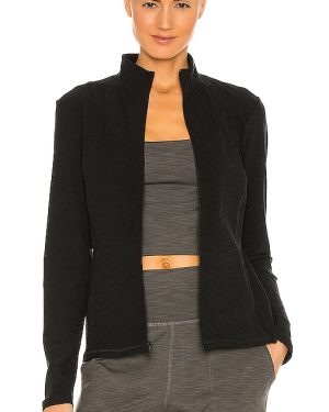 Beyond Yoga Spacedye On the Go Jacket in Black. Size M, S, XS.