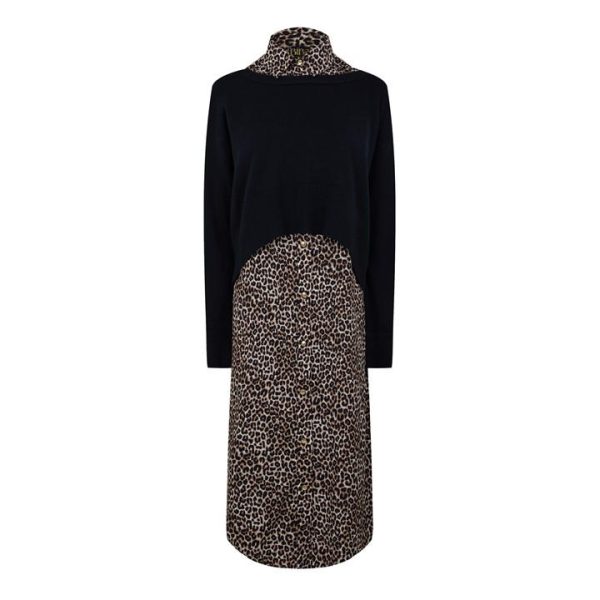 Biba Biba 2in1 Jumper Dress - Black