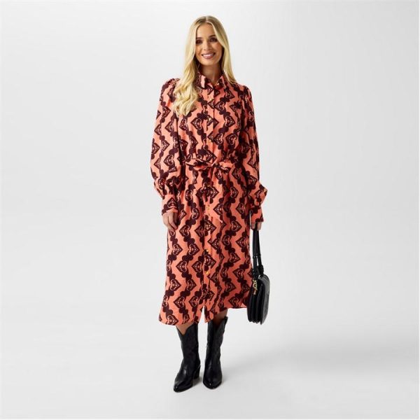 Biba Biba Archive Shirt Dress - Red
