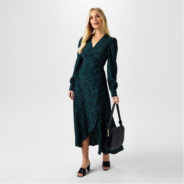 Biba Biba Archive Wrap Dress - Multi
