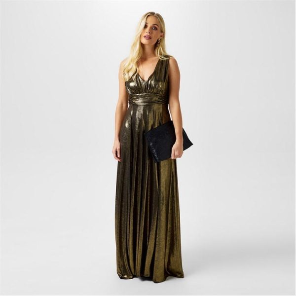 Biba Biba Event Maxi Dress - Gold