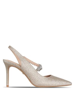Biba Biba Infinity Court Shoe - Metallics