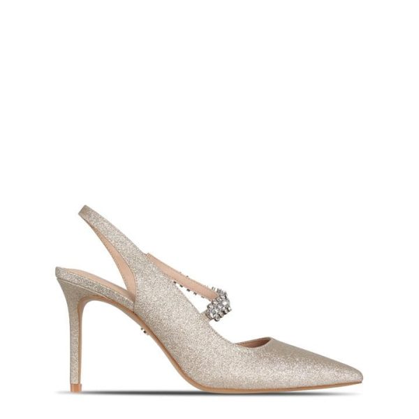 Biba Biba Infinity Court Shoe - Metallics