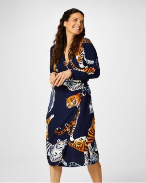 Biba Biba Kimono Wrap Dress - Multi