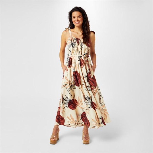 Biba Biba Scoop Back Maxi Dress - Multi