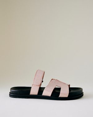 Bibi Lou Mindy Croc-Effect Slide Sandals
