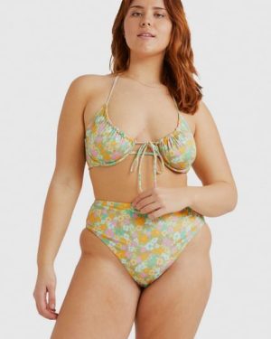 Billabong On The Bright Side Kayden Underwire Bikini Top - Palm Green - XS