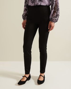Black Amina Skinny Trousers