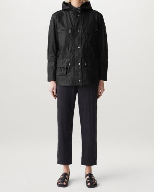 Black Centenary Parka Jacket