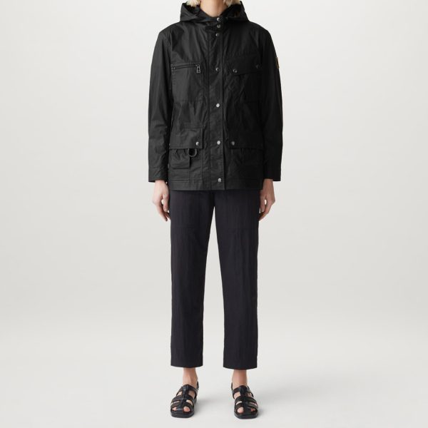 Black Centenary Parka Jacket
