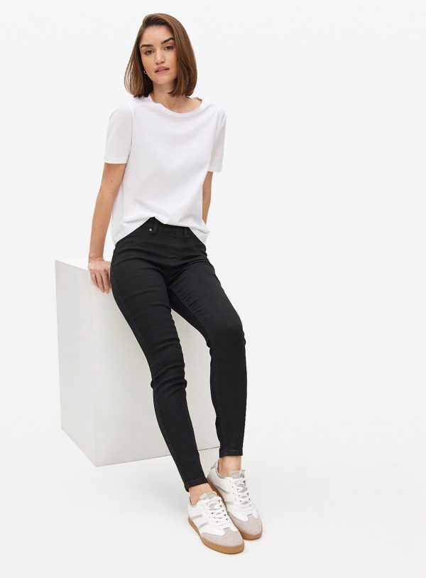 Black Denim Jeggings