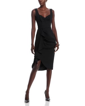 Black Halo Lucetta Cocktail Sheath Dress