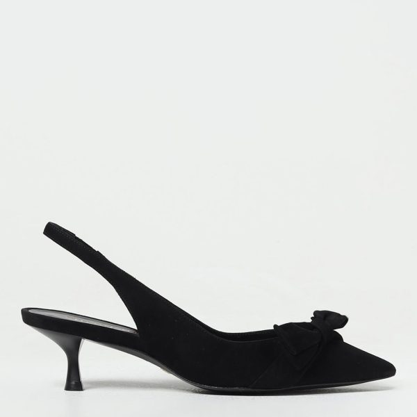 Black Sofia 50 Slingback Heeled Shoe