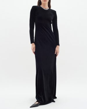 Black Velvet Brenda Maxi Dress
