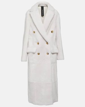 Blancha Reversible double-breasted shearling coat