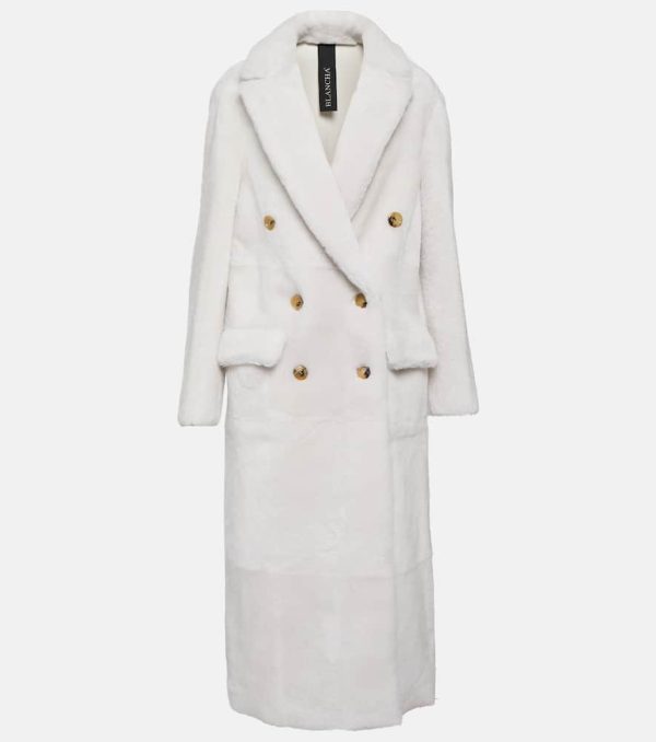 Blancha Reversible double-breasted shearling coat