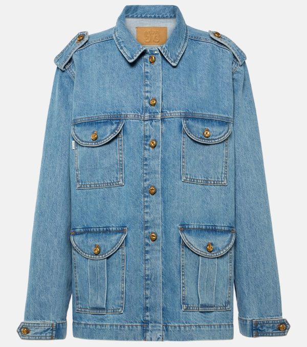 Blaze Milano Sahariana oversized denim jacket