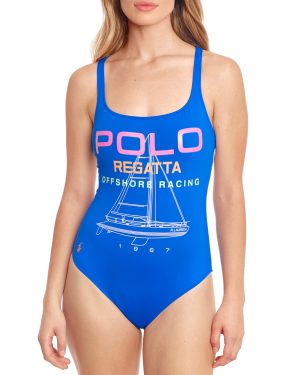 Blue Regatta scoop racer swimsuit