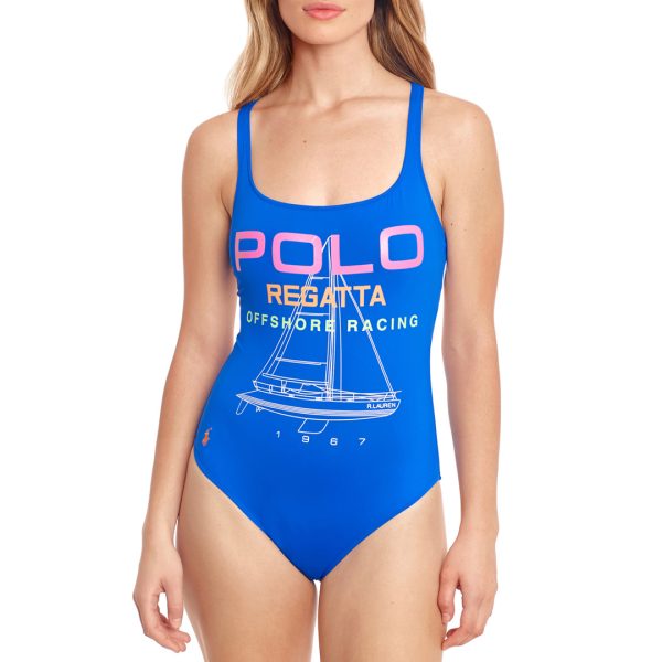 Blue Regatta scoop racer swimsuit