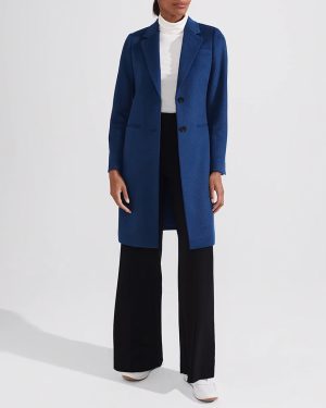 Blue Tilda Wool Coat