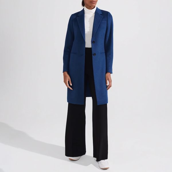 Blue Tilda Wool Coat