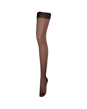 Bluebella Back Seam Leg/Plain Top Stockings Black