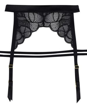 Bluebella Emerson Suspender Belt - Black