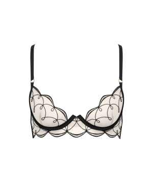 Bluebella Marceline Wired Bra Black/Sheer