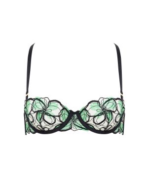 Bluebella Odette Floral Balcony Bra Green - 30A