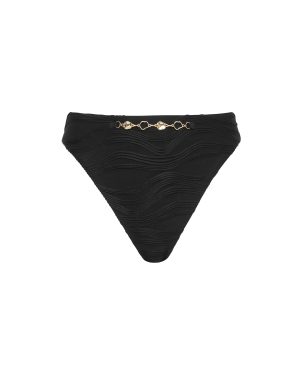 Bluebella Orta High-Waist Bikini Brief Black