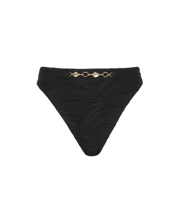 Bluebella Orta High-Waist Bikini Brief Black