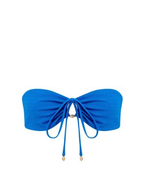 Bluebella Shala Multi-Way Bandeau Bikini Top Blue
