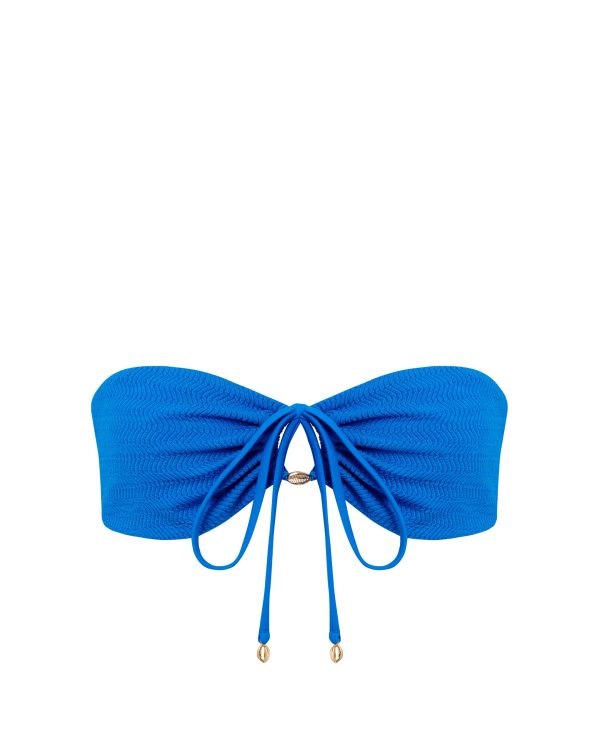 Bluebella Shala Multi-Way Bandeau Bikini Top Blue
