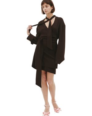 Blumarine Crossover mini dress