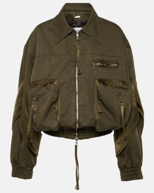 Blumarine Denim bomber jacket