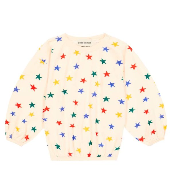 Bobo Choses Baby cotton-blend velvet sweatshirt