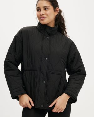 Body - Warm Up Relaxed Lightweight Jacket - Black
