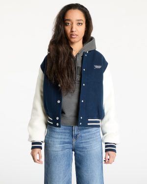Bomber Tommy Jeans Wool Varsity Bomber Jacket Blue XS