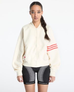 Bomber adidas Neuclassics Boucle Bomber Jacket Beige/ Cream White/ Real Coral M