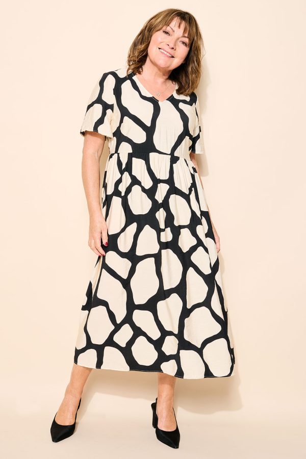 Bonmarche Giraffe Print Smock Dress