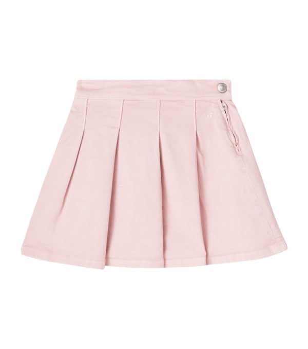 Bonpoint Jedda pleated denim skirt