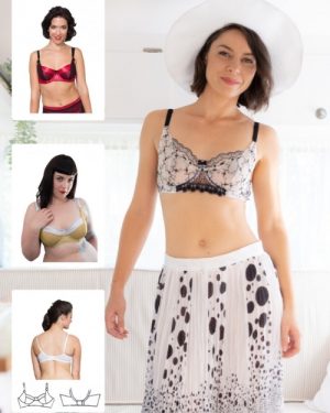 Booby Traps Paper Sewing Pattern Balconette Bra