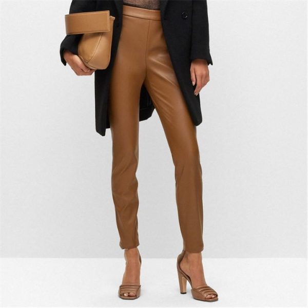 Boss C_Taslimah Skinny-Fit Trousers - Orange