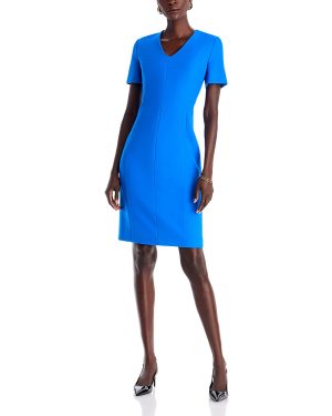 Boss Damaisa Short Sleeve Sheath Dress