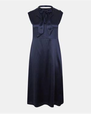 Boss Dasem 10260029 01 Skater Dress Womens - Blue
