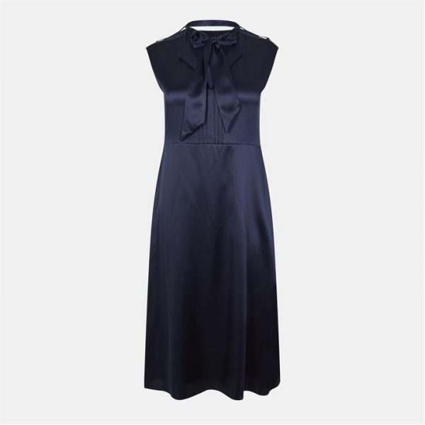 Boss Dasem 10260029 01 Skater Dress Womens - Blue