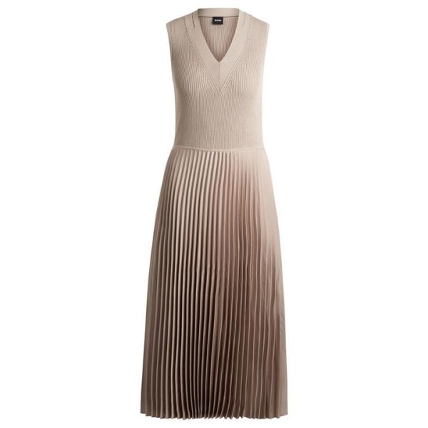 Boss Farara Tea Dress - Beige