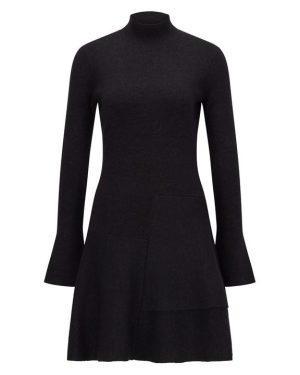 Boss Fien Knitted Dress - Black